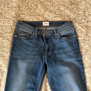 Hudson jeans with distressed hem